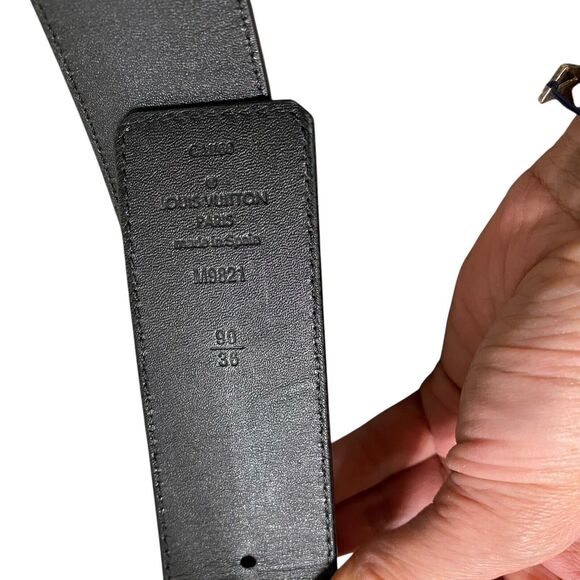 Louis Vuitton Women’s Reversible Monogram Belt Size 90/36 Medium Brown Black - Picture 4 of 10